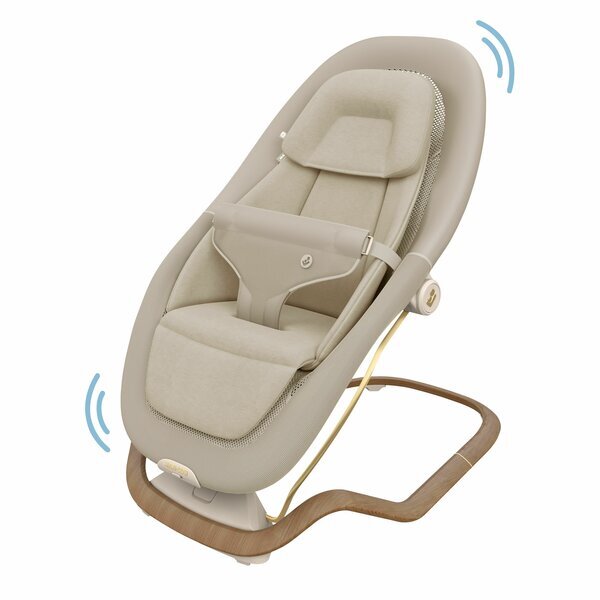 MAXI COSI Balansoar pentru copii Maxi-Cosi Dove Pro Elegance Graphite cu vibratii tetiera reglabila 3 pozitii de inclinare huse detasabile greutate admisa 15 kg