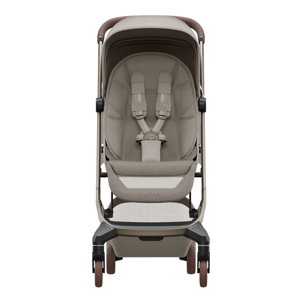 MAXI COSI Carucior pentru copii 0-4 ani Maxi-Cosi Fame Cabin Onyx Black 0-22 kg compatibil avion suspensii sistem LumiRide Led port USB-C design compact