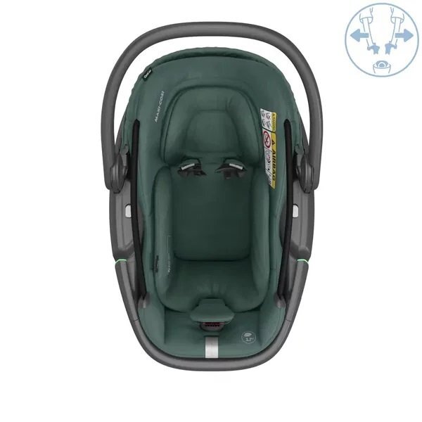 MAXI COSI Cos auto I-Size Maxi-Cosi Coral 360 Black Shell Essential Green