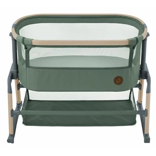 MAXI COSI Patut Co-Sleeper Maxi-Cosi Iora Air beyond green eco cu functie leganare cos depozitare reglabil pe inaltime husa detasaila geanta transport inclusa