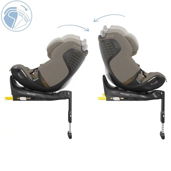 MAXI COSI Scaun Auto I-Size Maxi-Cosi EMERALD 360 PRO Authentic Blue rotativ cu 5 pozitii de inclinare tetiera reglabila husa detasabila sarcina maxima 36 kg 40-150 cm 0-12 ani ECE I-Size R129 03