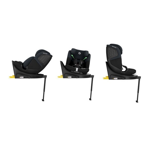 MAXI COSI Scaun auto I-Size Maxi-Cosi Emerald 360 S Tonal Black cu isofix picior de sustinere rotatie 360 protectie la impact lateral