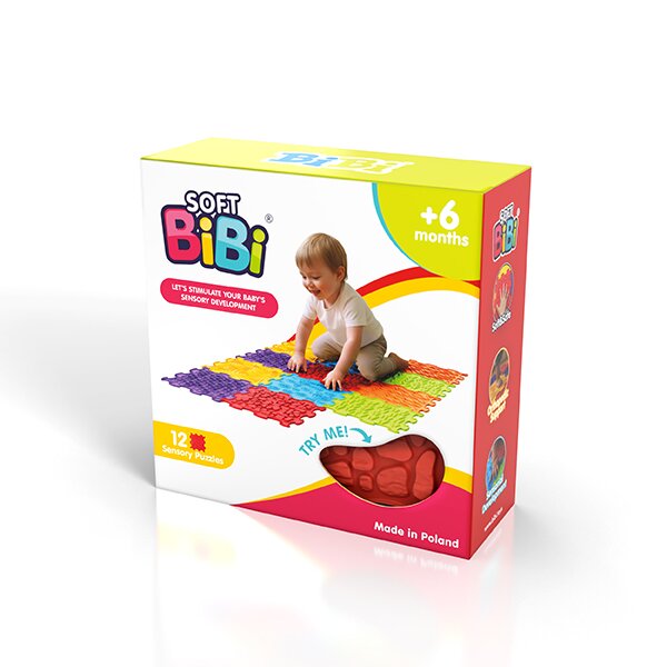 Meli Set covorase senzoriale Soft BiBi 12 piese