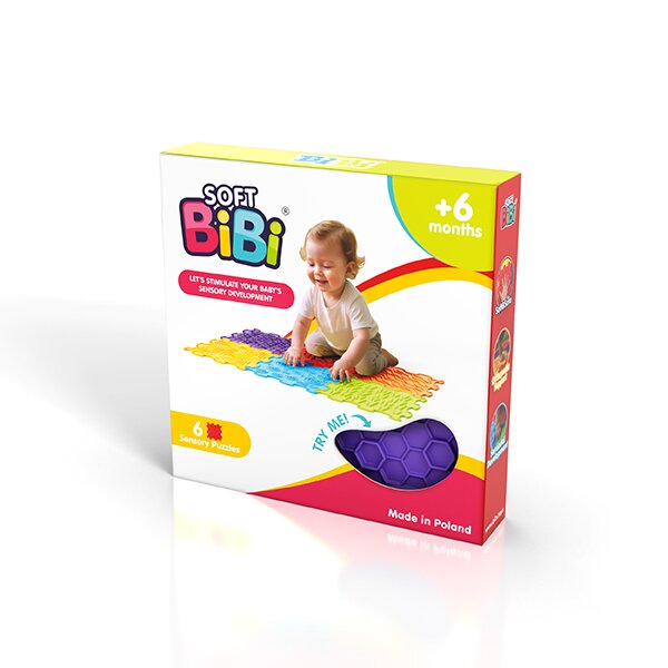 Meli Set covorase senzoriale Soft BiBi 6 piese