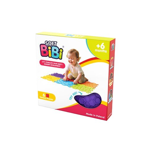 Meli Set covorase senzoriale Soft BiBi 6 piese