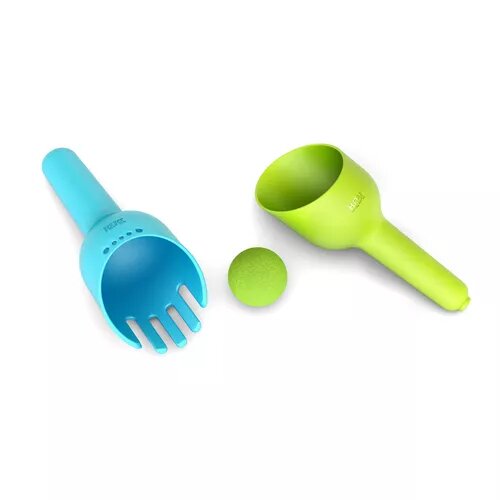 Meli Set de plaja 2 in 1 cu lopatica si grebla RakBi BiBio turcoaz