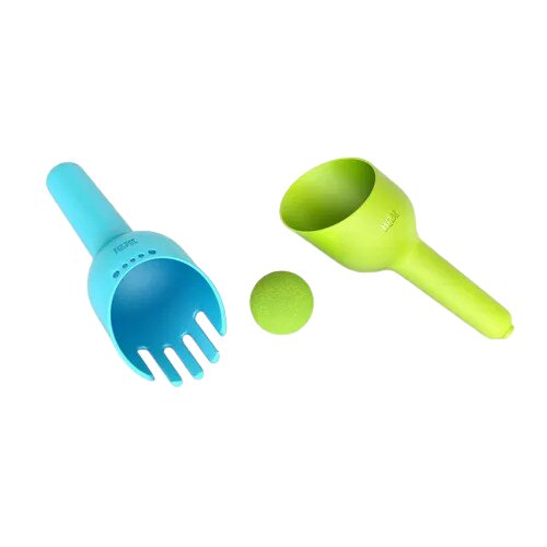 Meli Set de plaja 2 in 1 cu lopatica si grebla RakBi BiBio turcoaz