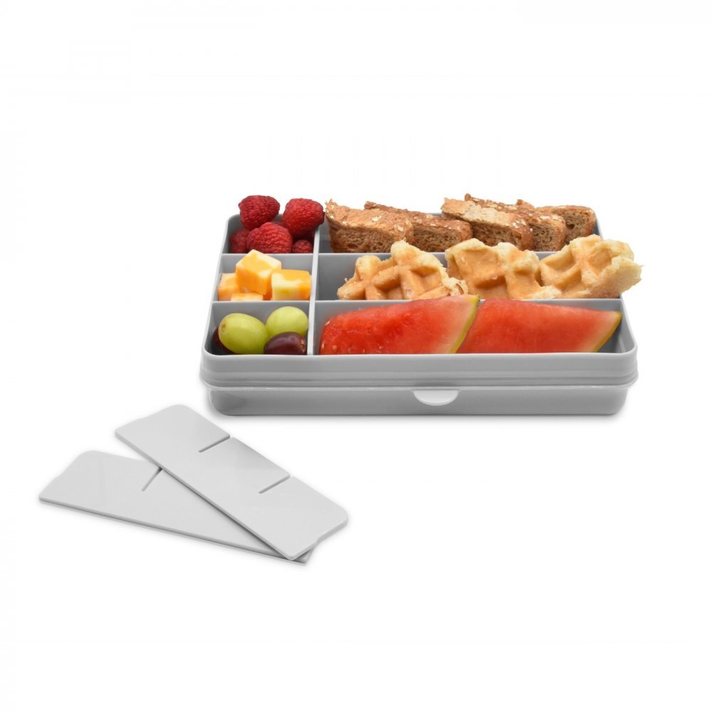 Melii Cutie snack cu 12 compartimente grey