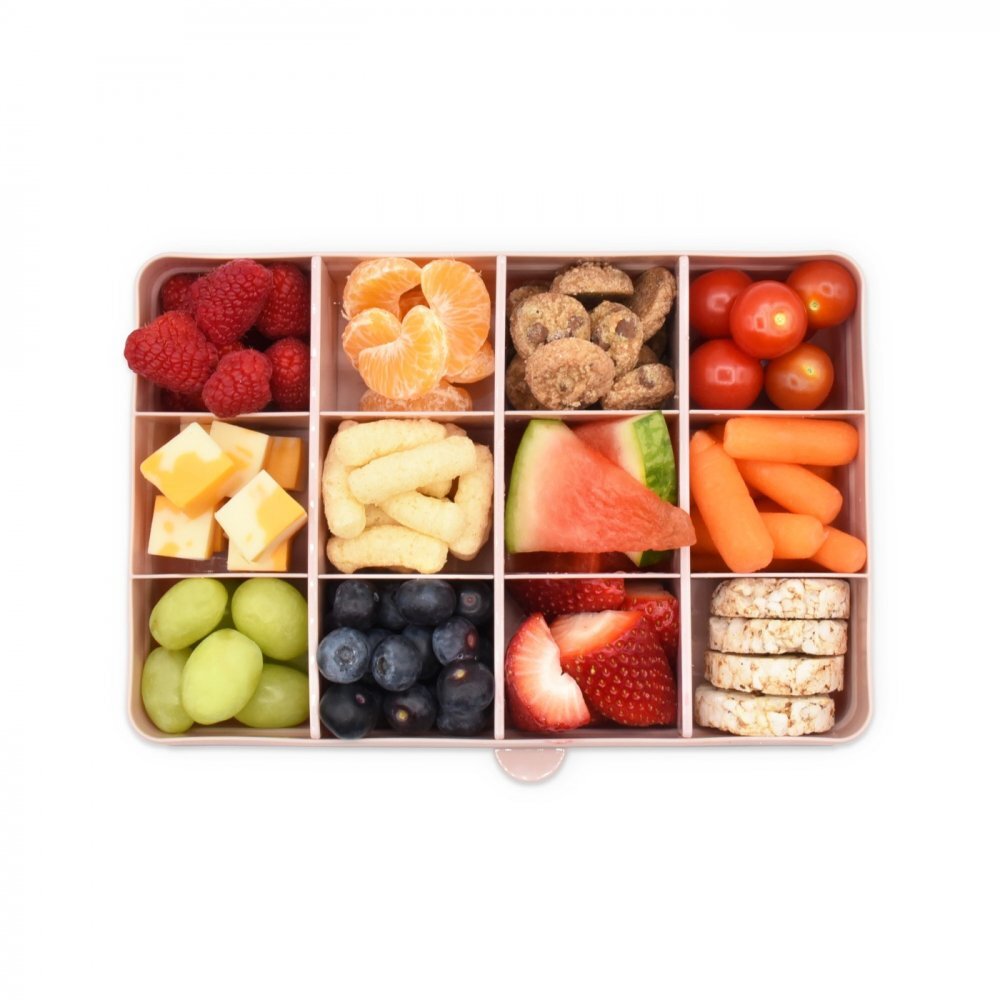Melii Cutie snack cu 12 compartimente roz