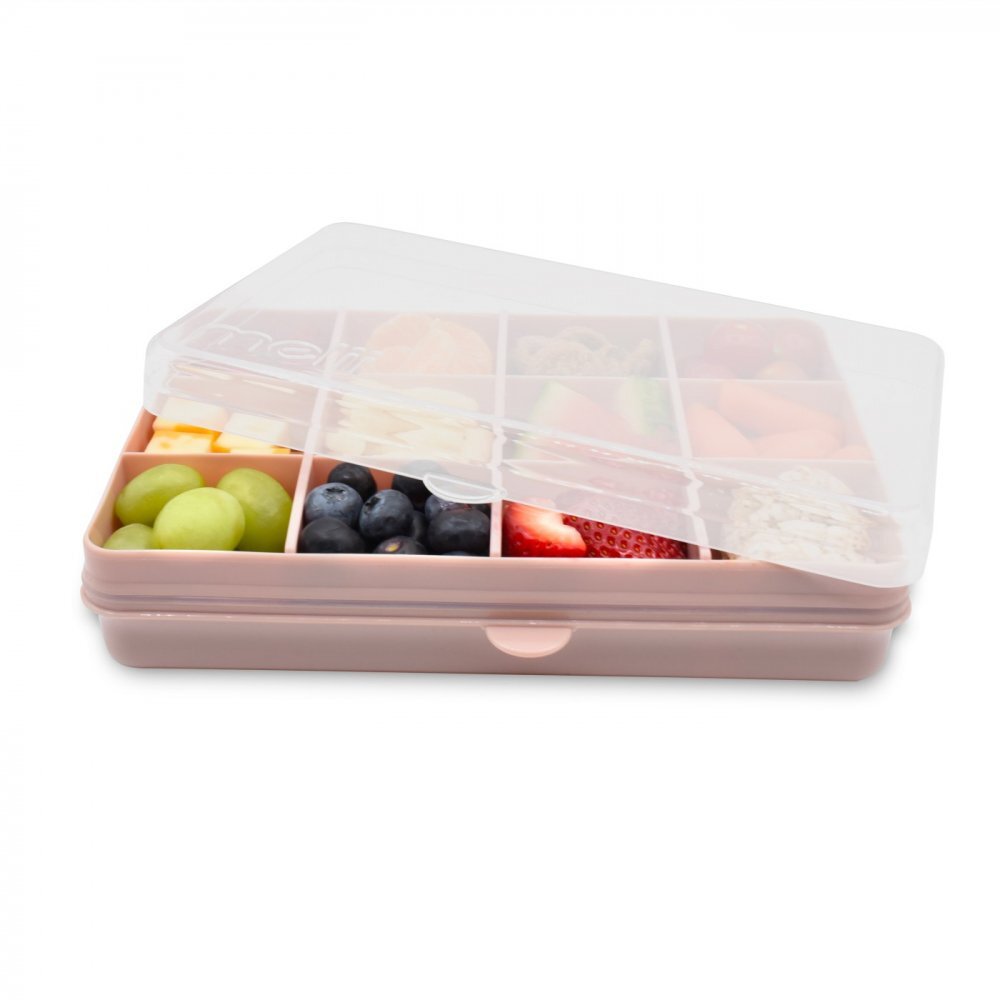 Melii Cutie snack cu 12 compartimente roz