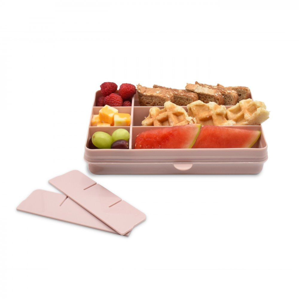 Melii Cutie snack cu 12 compartimente roz