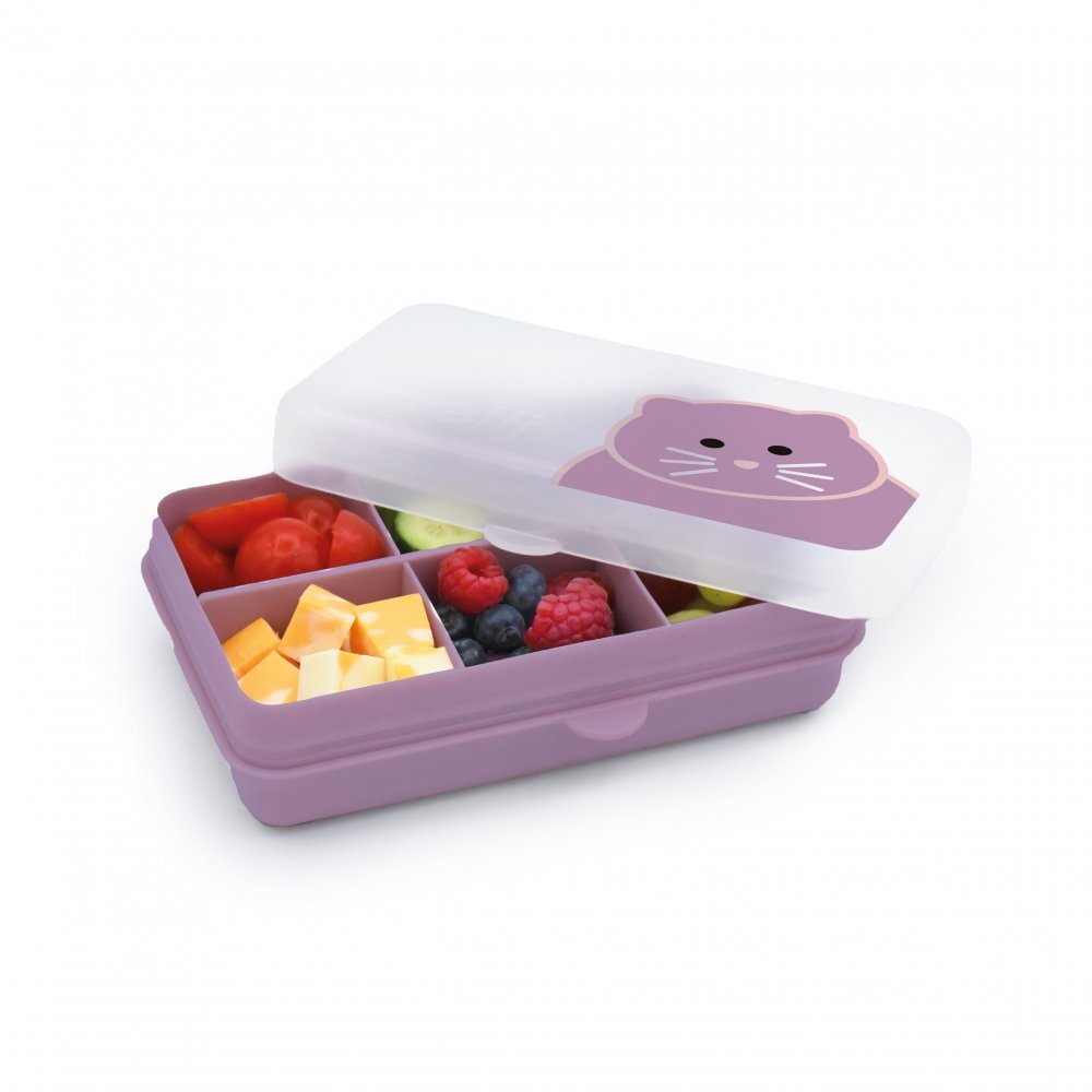 Melii Cutie snack cu 6 compartimente pisica