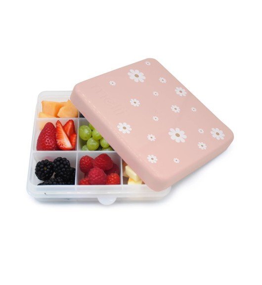 Melii Cutie snack cu 9 compartimente daisy print