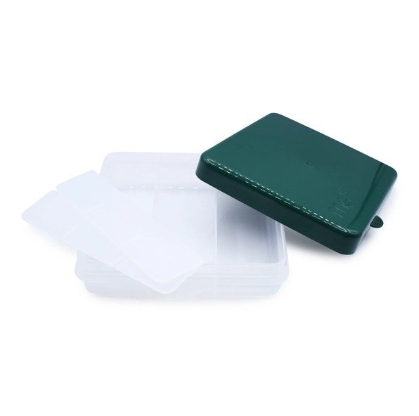 Melii Cutie snack cu 9 compartimente pine green