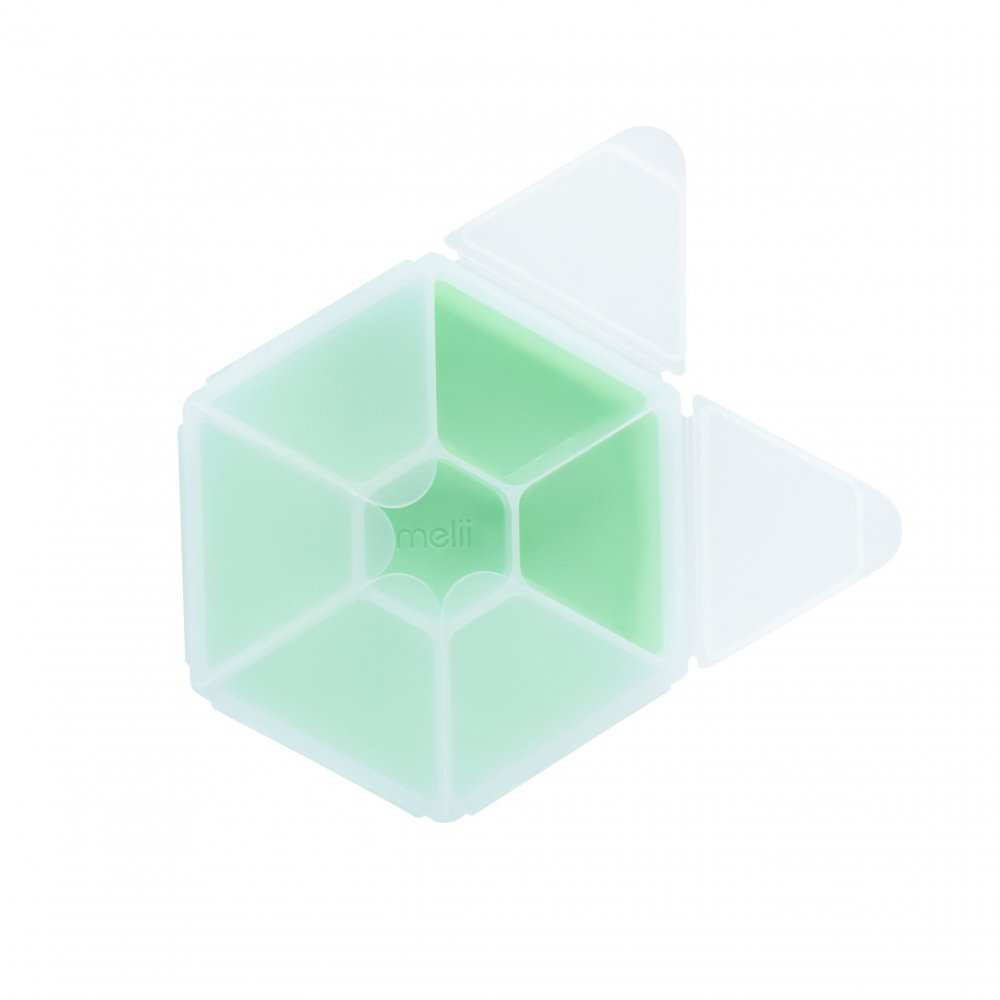 Melii Cutie snack hexagon snackle cu 6 compartimente mint