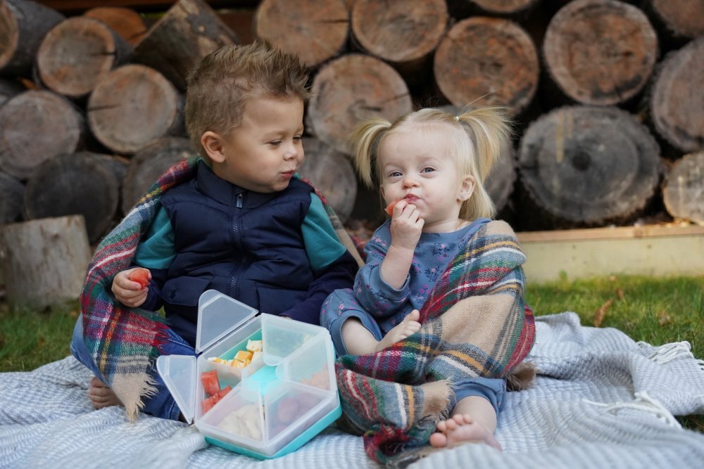 Melii Cutie snack hexagon snackle cu 6 compartimente pink
