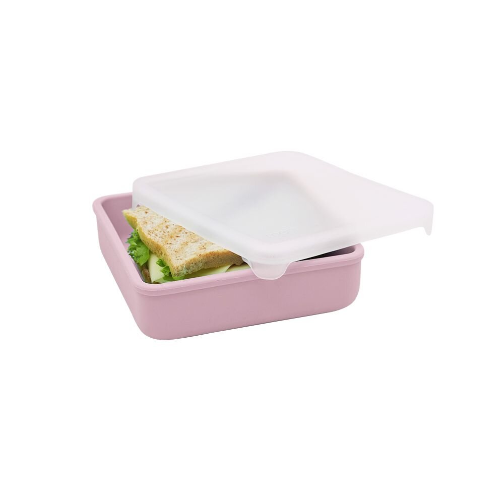 Melii Recipient pentru sandwich din silicon pink