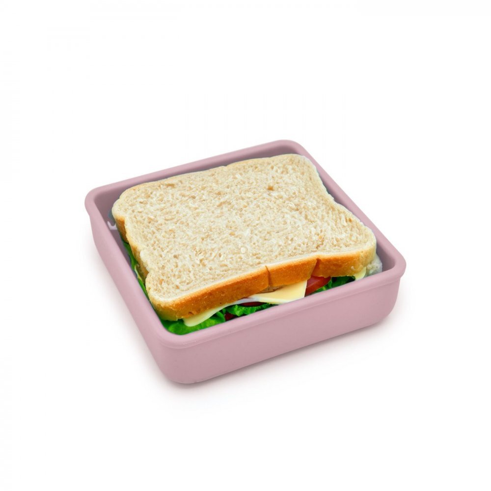 Melii Recipient pentru sandwich din silicon pink