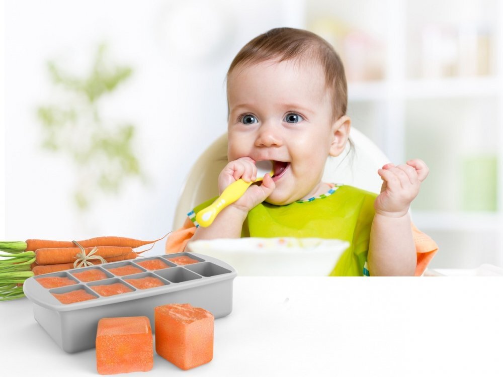 Melii Recipient refrigerare hrana bebe 59 ml x 10 cuburi