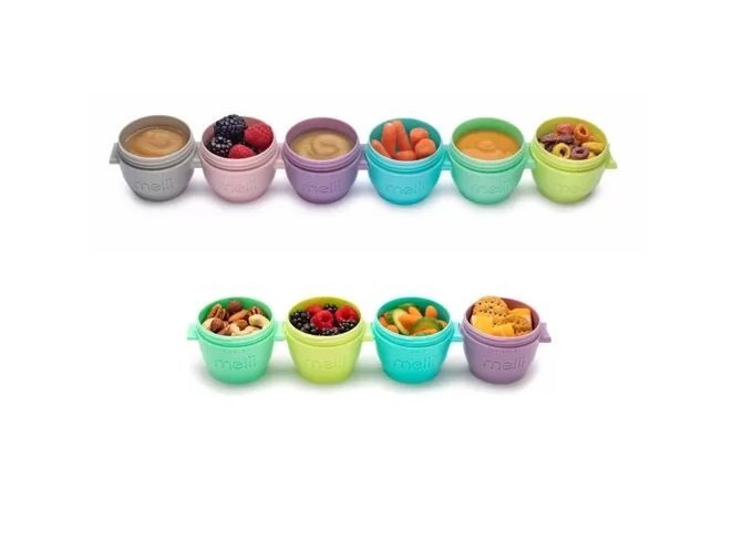 Melii Set 10 recipiente SnapGo 6x59 ml + 4x118 ml