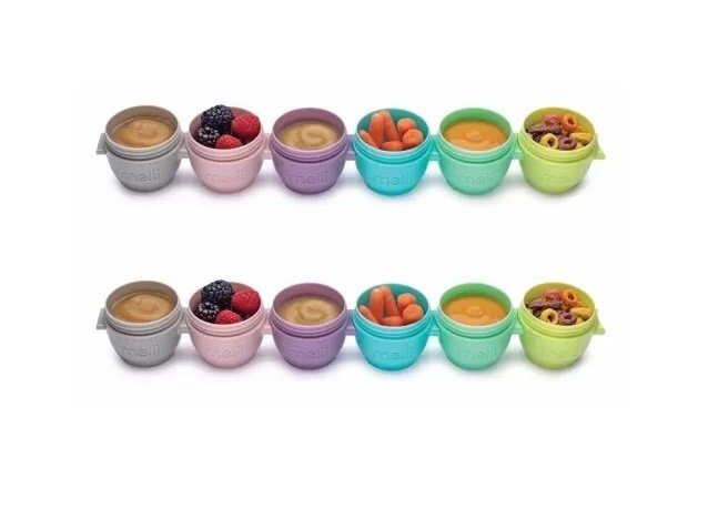 Melii Set 12 recipiente silicon SnapGo 59 ml