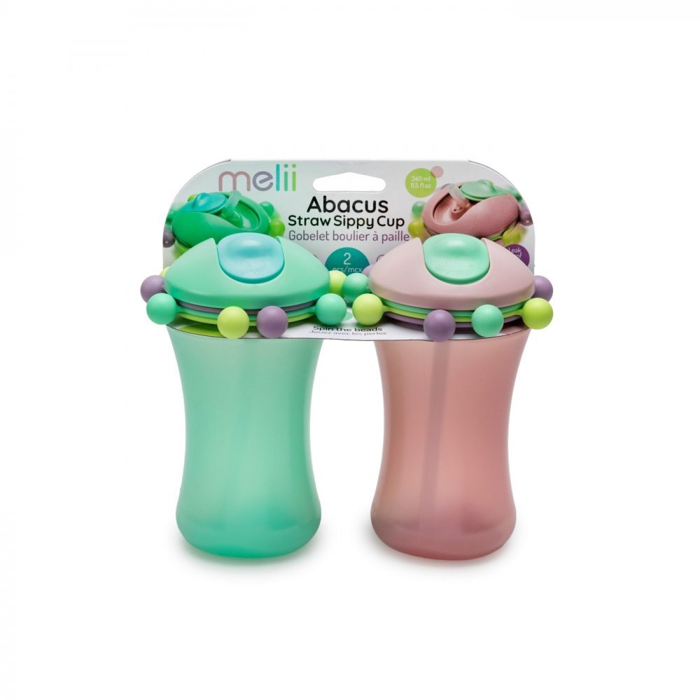 Melii Set 2 cani cu pai Abacus rozverde