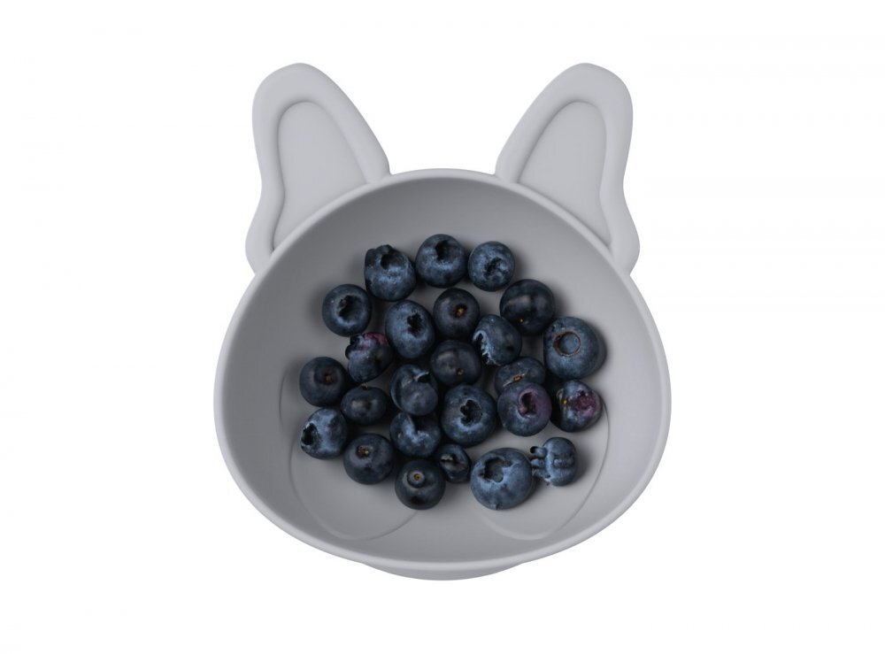Melii Set 2 castronele cu ventuza din silicon model bulldog