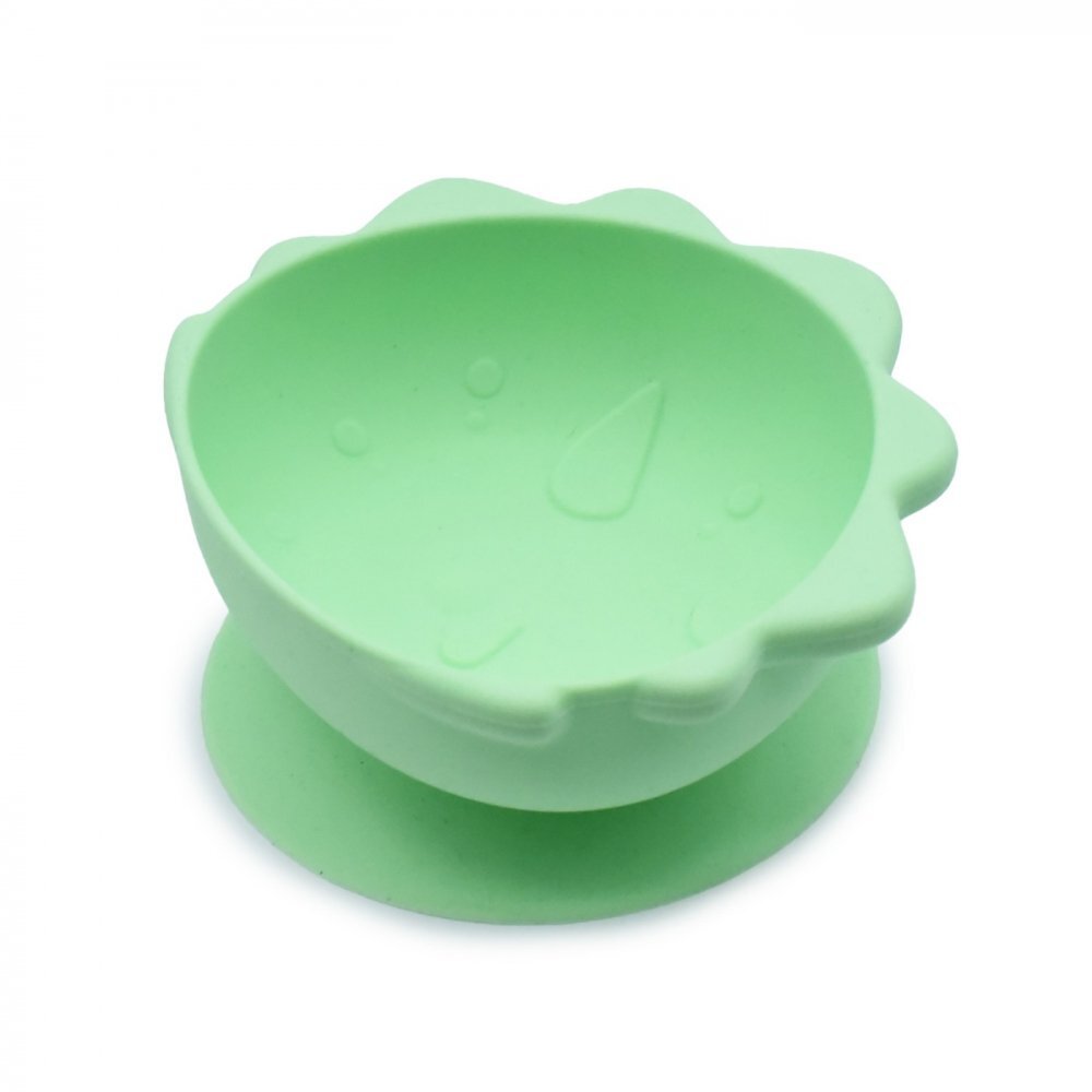 Melii Set 2 castronele cu ventuza din silicon model dinozaur