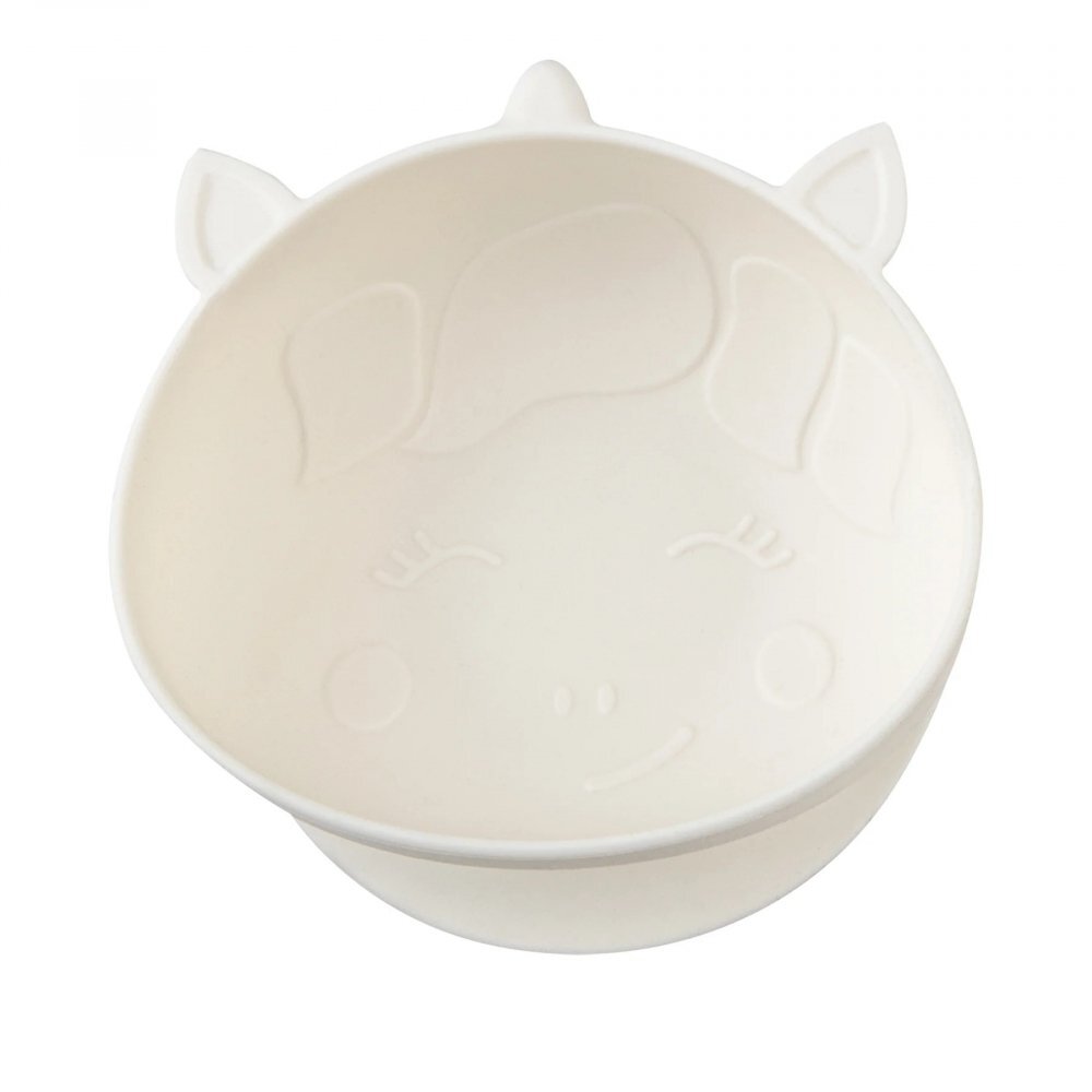Melii Set 2 castronele cu ventuza Luxe Unicorn din silicon