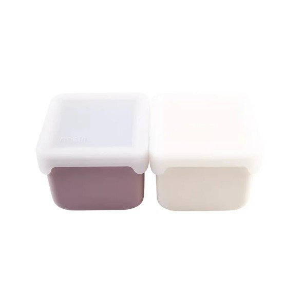 Melii Set 2 recipiente blush berry in silicon