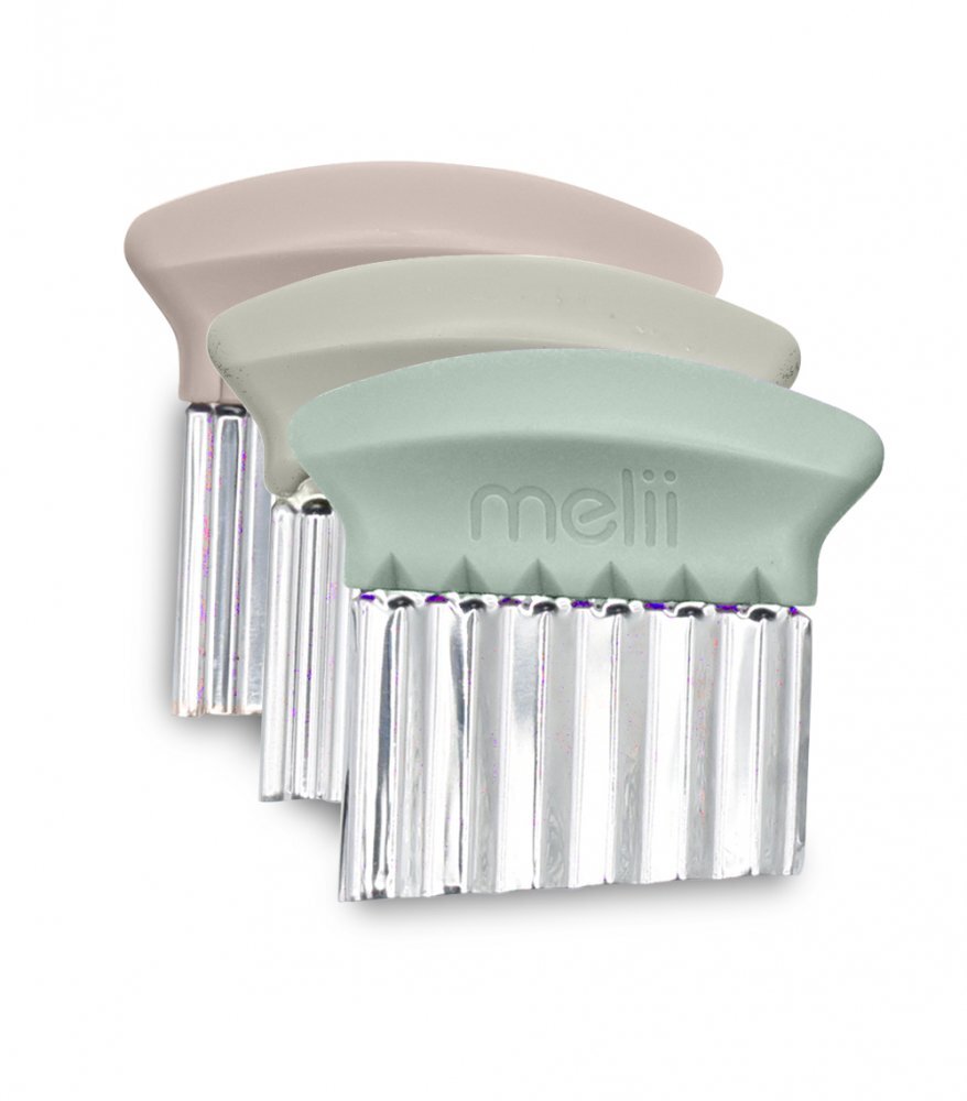 Melii Set 3 cutite pentru gustari roz alb bej