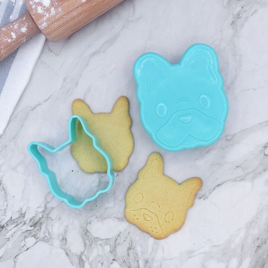 Melii Set 3 in 1 forme pentru sandwich dinozaur si bulldog