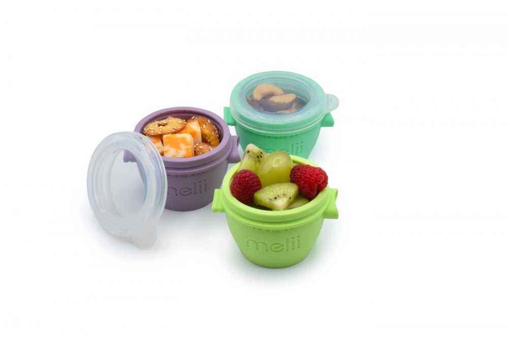 Melii Set 4 recipiente silicon SnapGo 4x177 ml