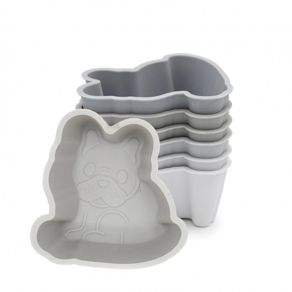 Melii Set 6 forme din silicon Bulldog