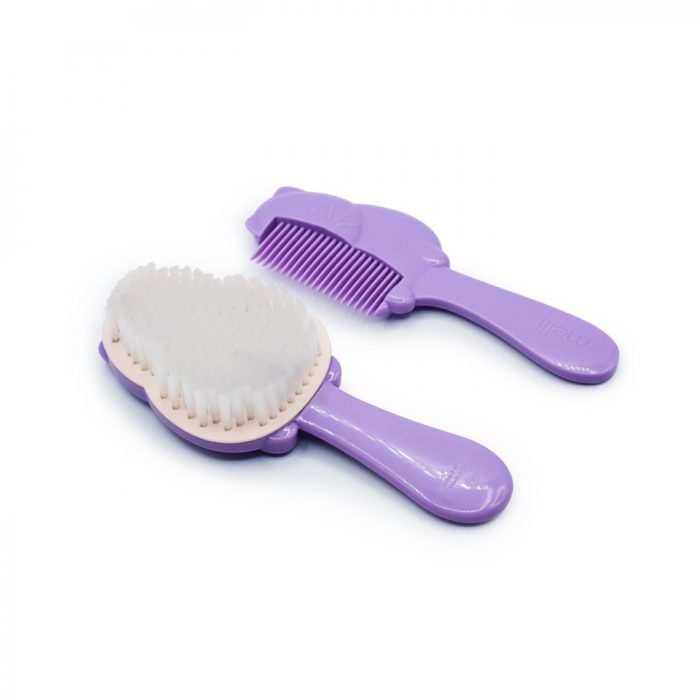 Melii Set perie si pieptan model pisica