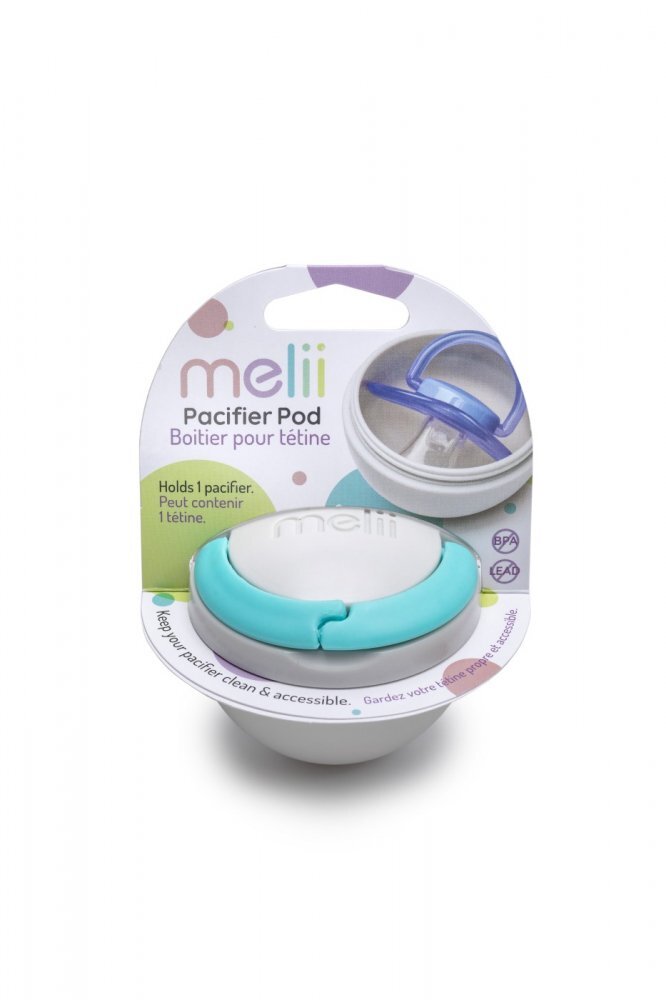 Melii Suport depozitare suzeta biluta grey-blue