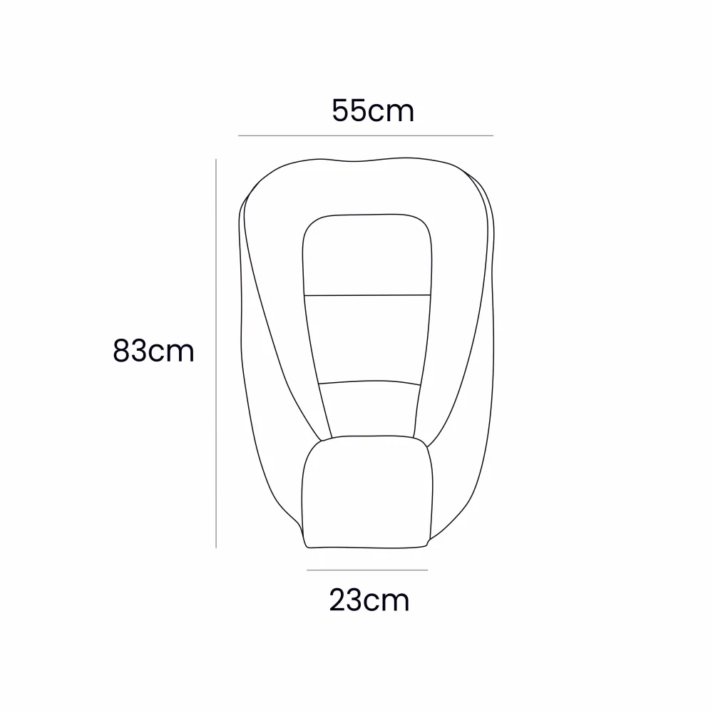 MeowBaby® Babynest pentru bebelusi MeowBaby bearly white