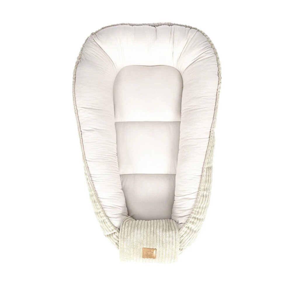 MeowBaby® Cuib pentru bebelusi MeowBaby aesthetic color ecru
