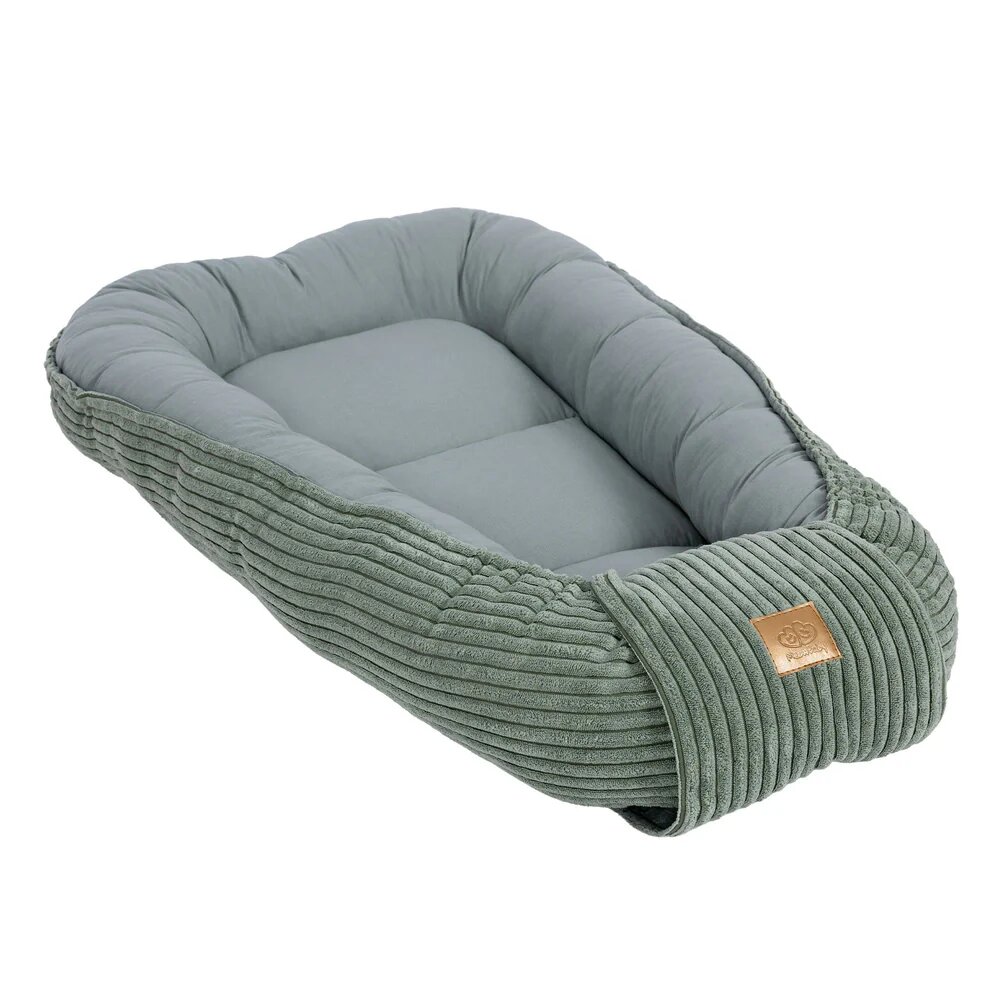 MeowBaby® Cuib pentru bebelusi MeowBaby aesthetic color olive green