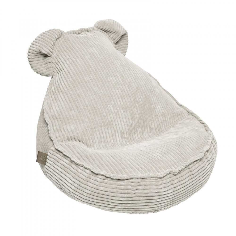 MeowBaby® Fotoliu puf pentru copii MeowBaby Aesthetic Sako Bag Teddy Ecri