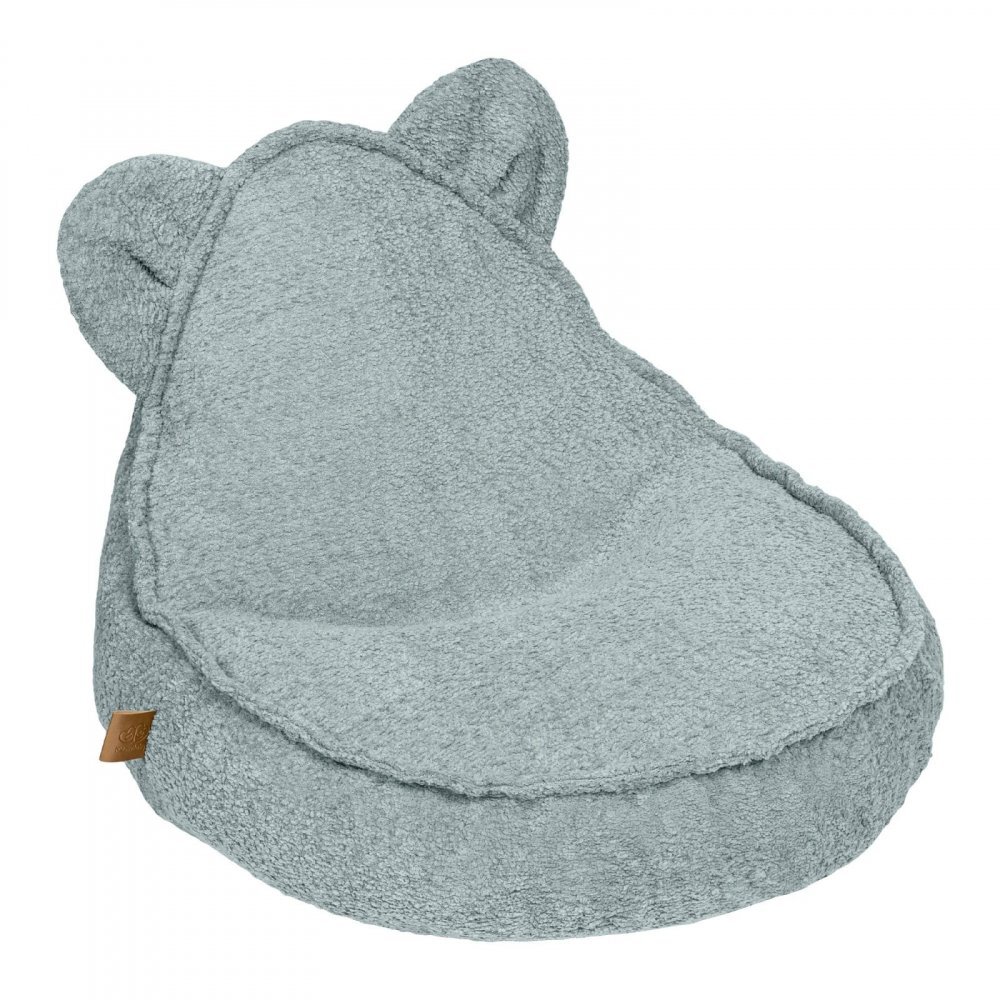 MeowBaby® Fotoliu tip puf pentru copii MeowBaby Teddy sako bag fresh mint