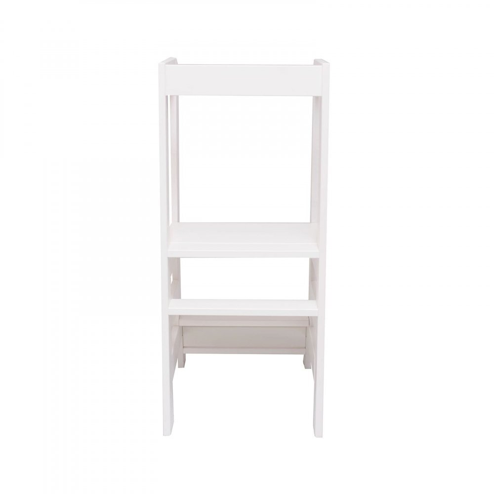 MeowBaby® Inaltator Learning Tower ajustabil ajutor de bucatarie MeowBaby lemn alb
