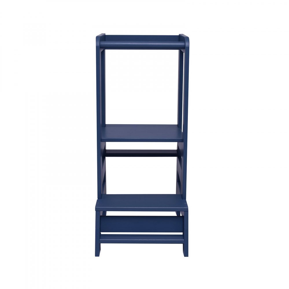 MeowBaby® Inaltator multifunctional ajutor de bucatarie MeowBaby lemn Blue inchis