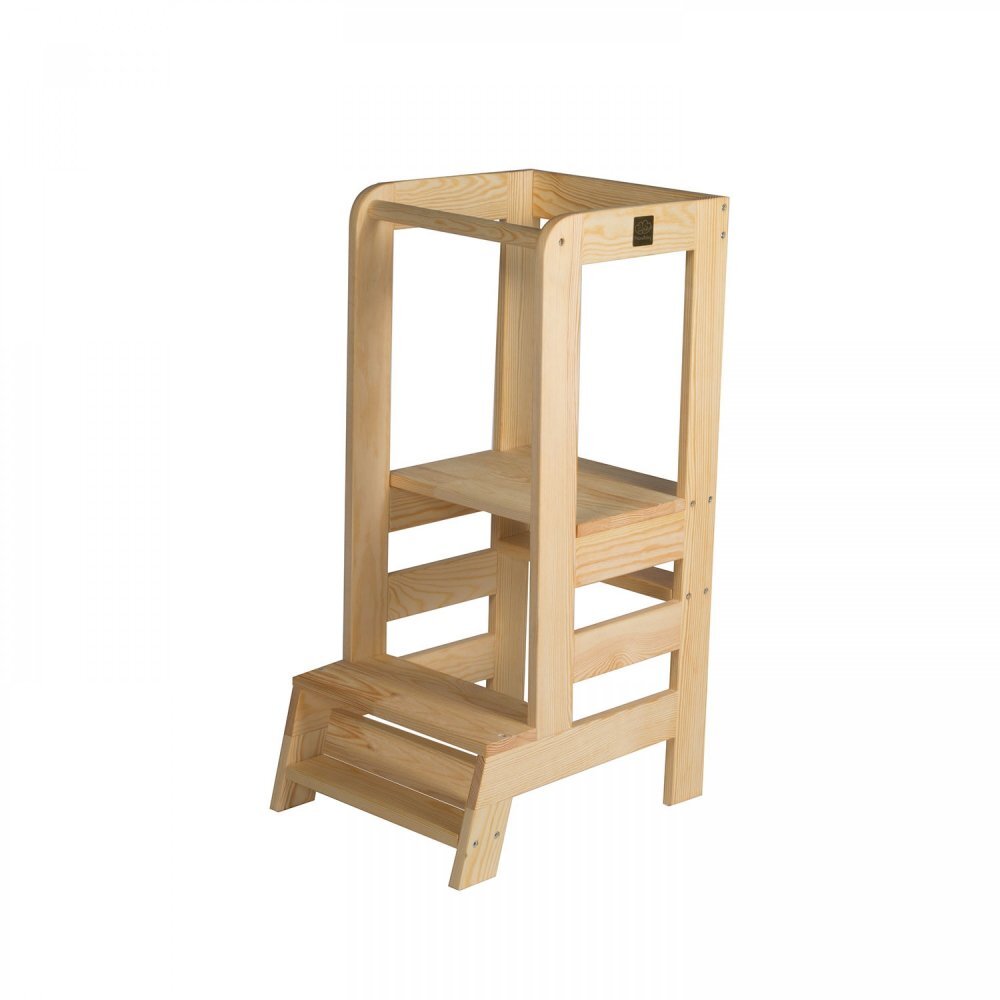 MeowBaby® Inaltator multifunctional ajutor de bucatarie MeowBaby lemn natural