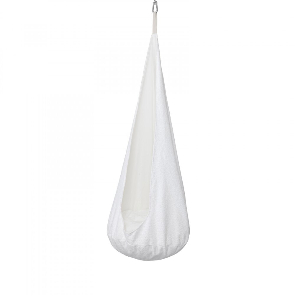 MeowBaby® Leagan tip cocon pentru copii MeowBaby boucle white
