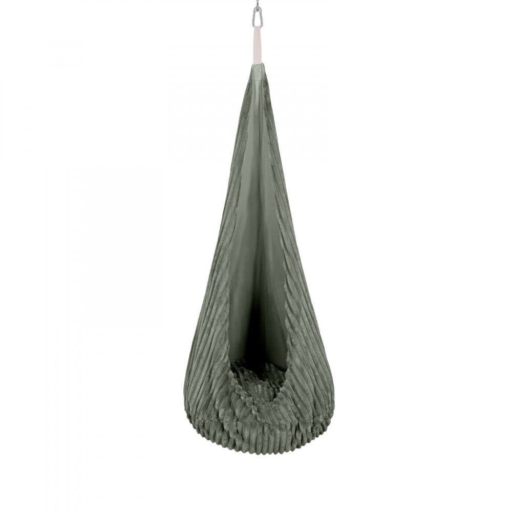 MeowBaby® Leagan tip cocon pentru copii MeowBaby churros olive sage green
