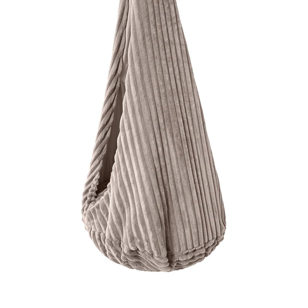 MeowBaby® Leagan tip cocon pentru copii MeowBaby churros pebble beige