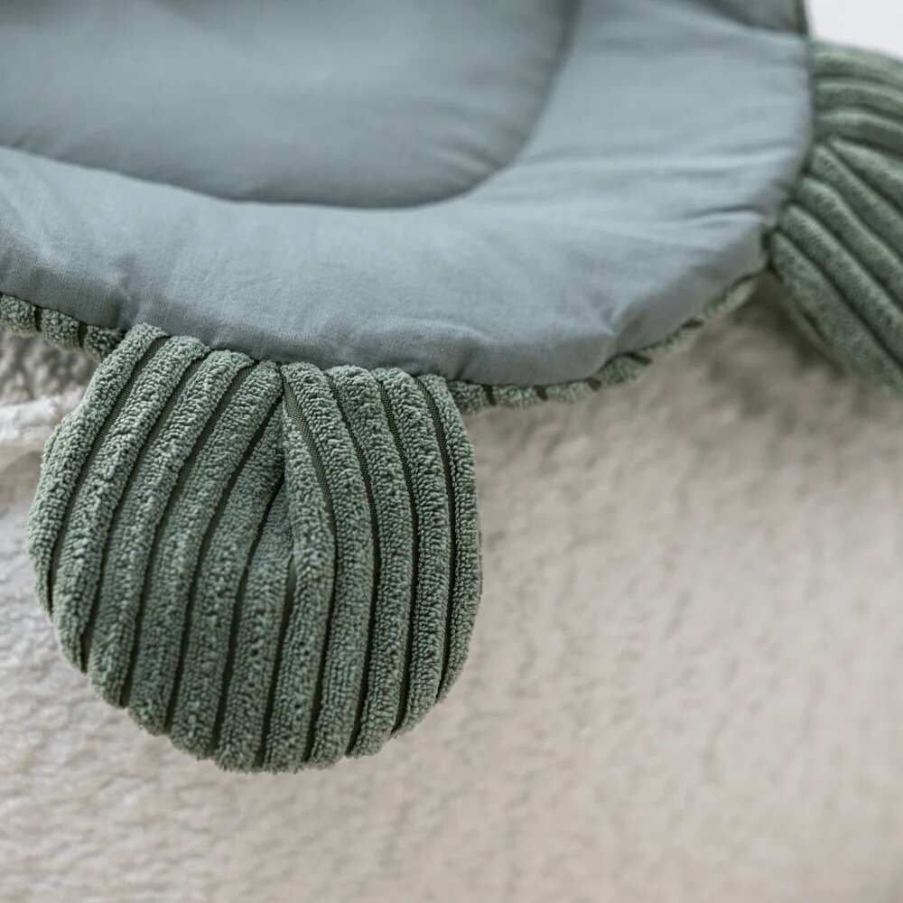 MeowBaby® Paturica de infasat pentru bebelusi MeowBaby aesthetic olive green