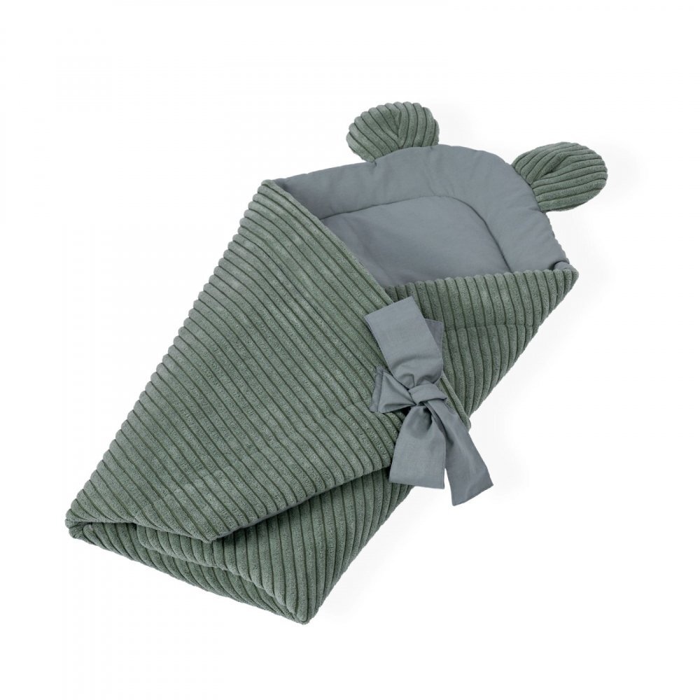 MeowBaby® Paturica de infasat pentru bebelusi MeowBaby aesthetic olive green