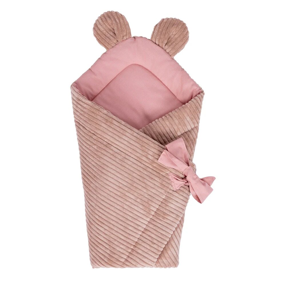 MeowBaby® Paturica de infasat pentru bebelusi MeowBaby aesthetic powder pink